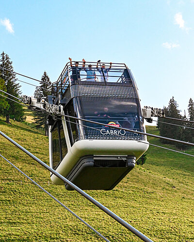 Cable Car to Stanserhorn Mountain