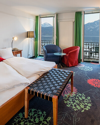 Superior Room with Lake View - SeeHotel Gotthard